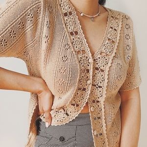 Adorable crochet cardigan